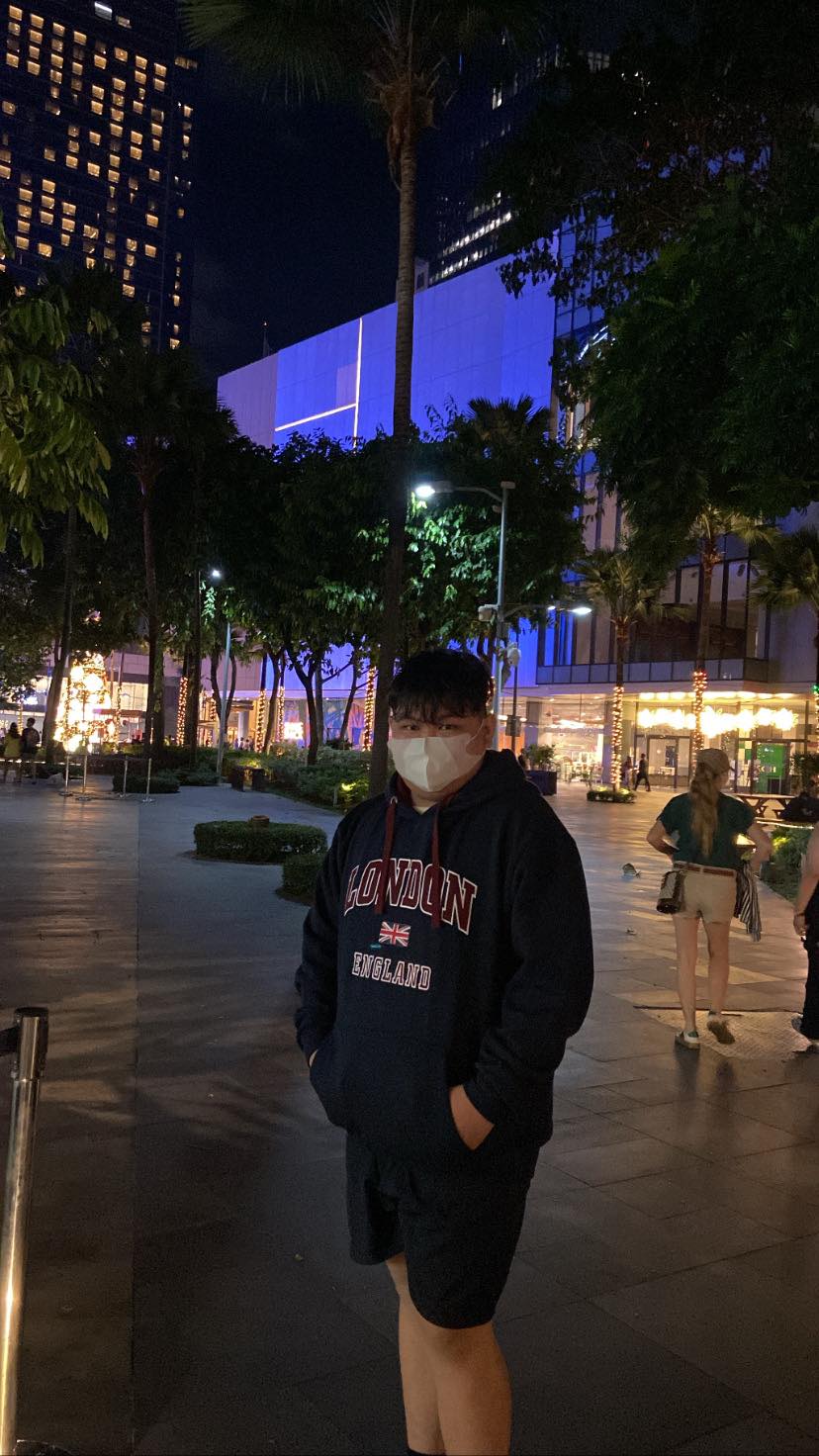 Dale standing in bgc